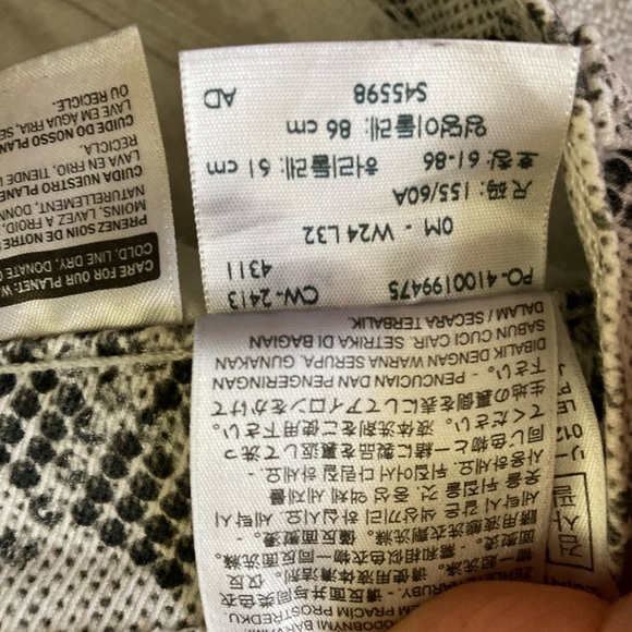 Levi’s 524 too super low Argyle pattern jeans - Picture 4 of 4